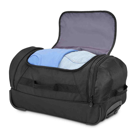High-Sierra-Boxed-55cm-Carry-On-Wheeled-Duffel-Black-Open
