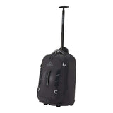High-Sierra-Composite-V4-56cm-Carry-On-Wheeled-Duffel-Silver-Metal-Grey-Front-Angle