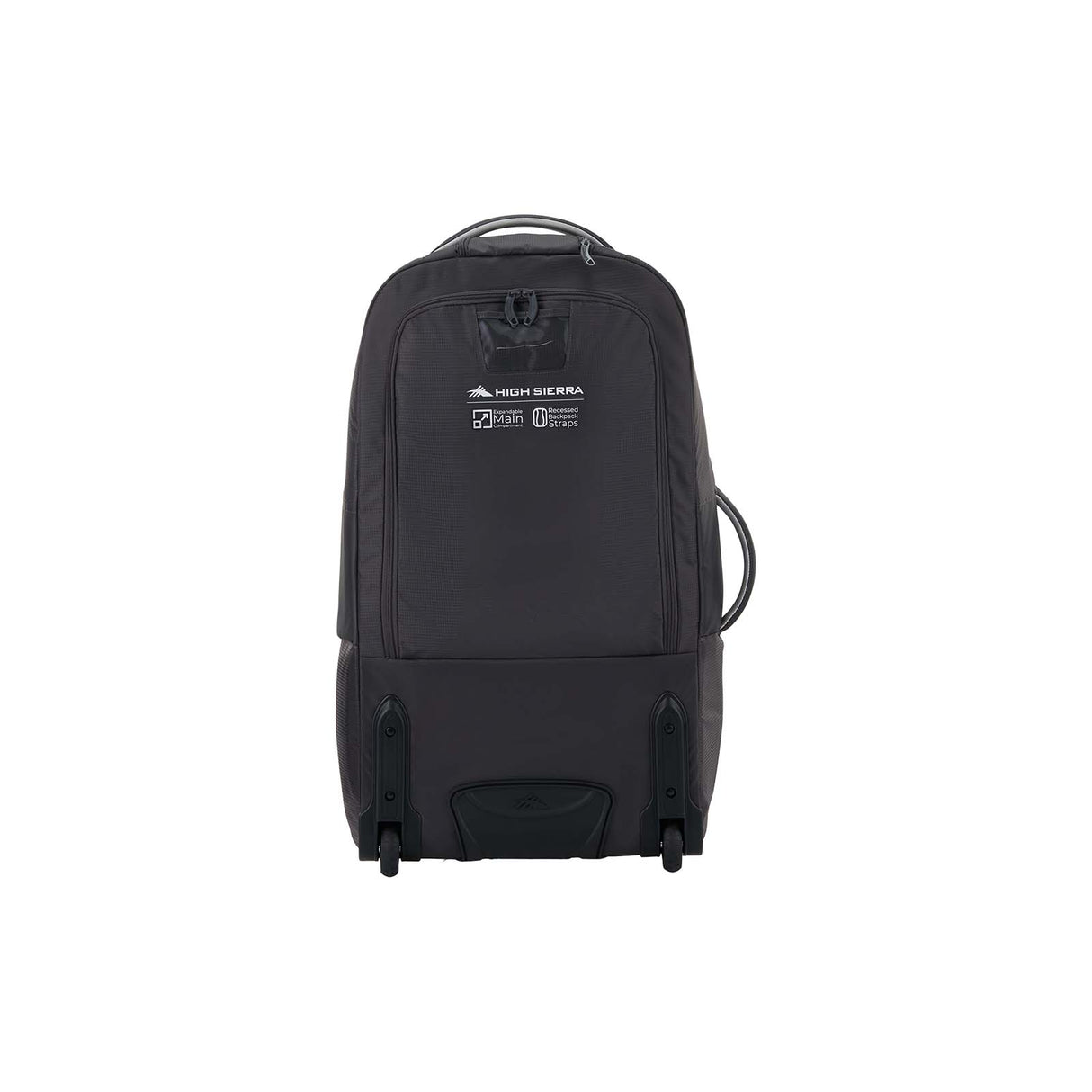 High-Sierra-Composite-V4-76cm-Wheeled-Duffel-Black-Red-Silver-Metal-Grey-Back
