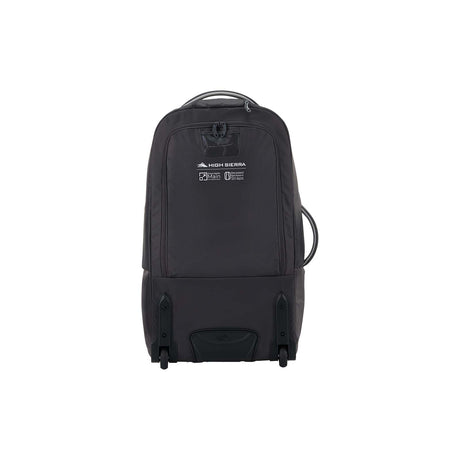 High-Sierra-Composite-V4-76cm-Wheeled-Duffel-Black-Red-Silver-Metal-Grey-Back