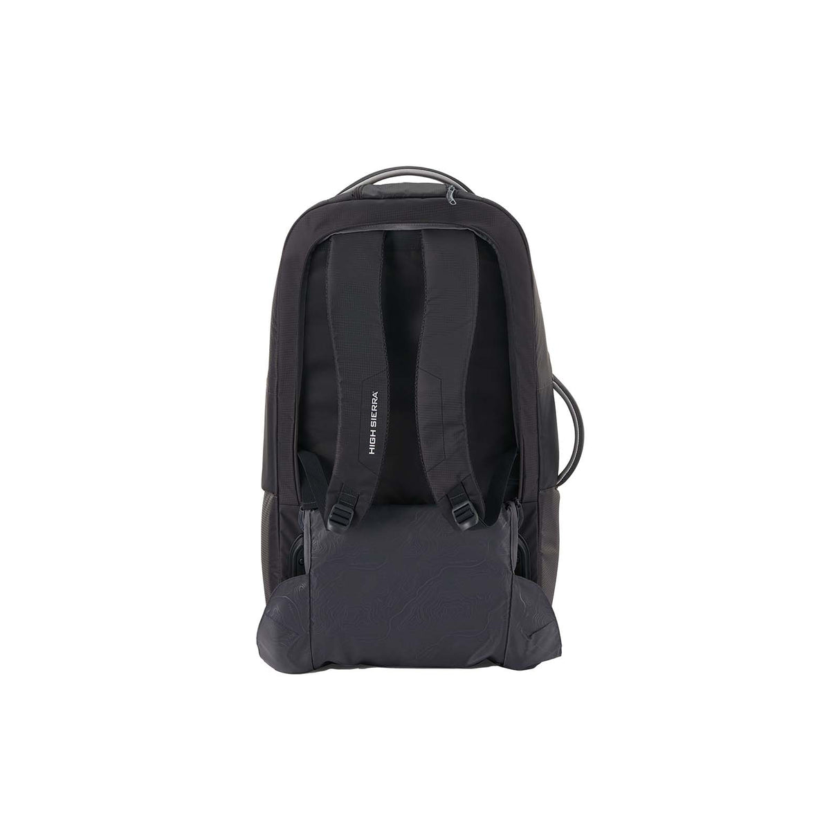 High-Sierra-Composite-V4-76cm-Wheeled-Duffel-Black-Red-Silver-Metal-Grey-Harness