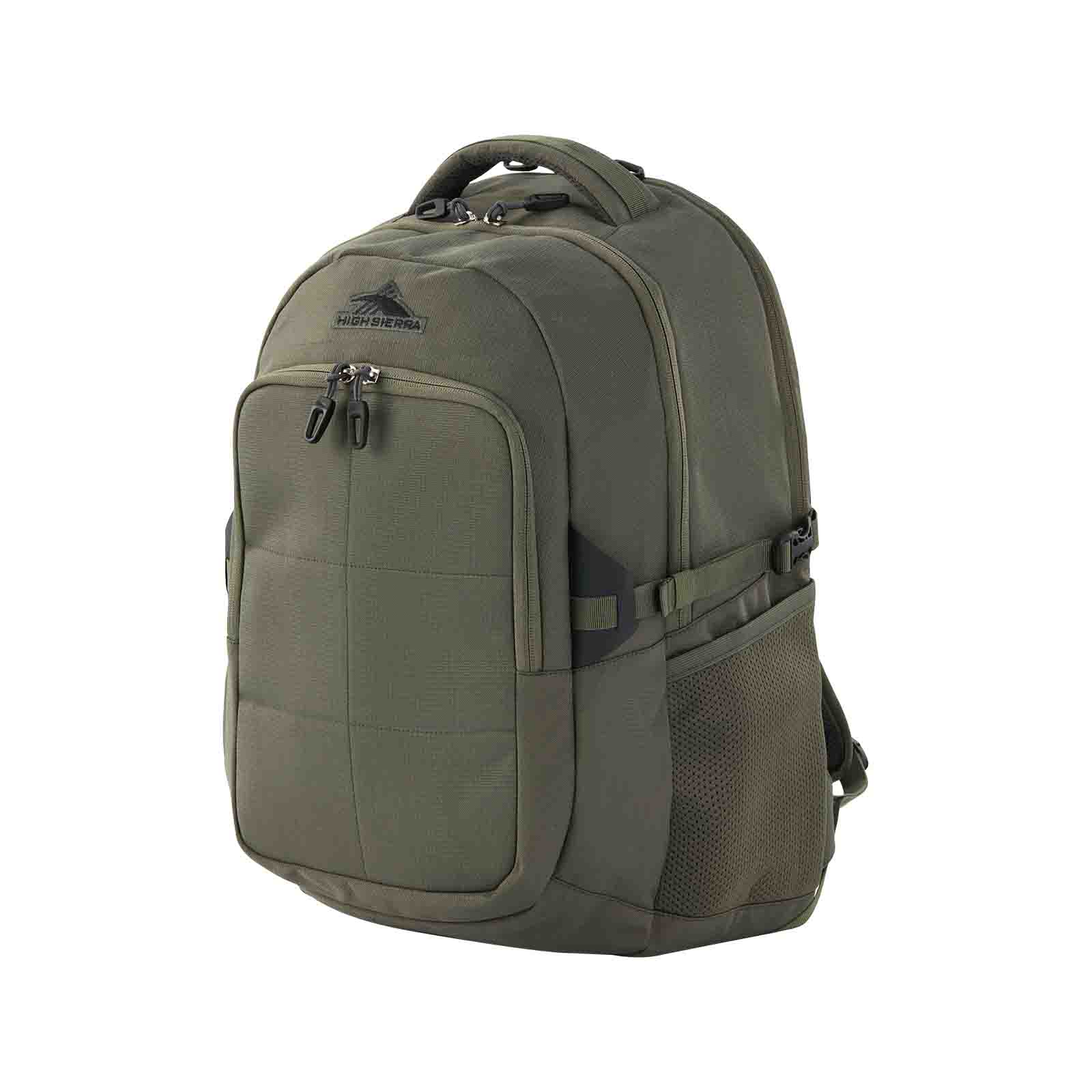 High-Sierra-Trooper-17-Inch-Laptop-Backpack-Khaki-Front-Angle