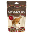 Packaging of Chocolate Kangaroo Poo with kangaroo illustration on a white background