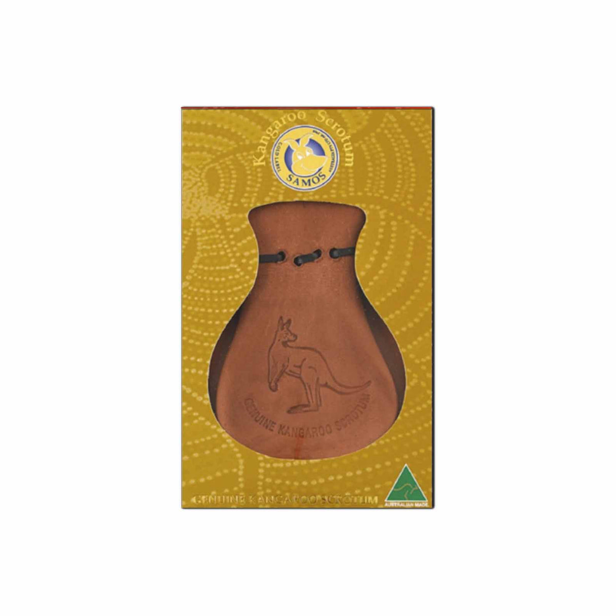 Kangaroo Scrotum Boxed Large Gold