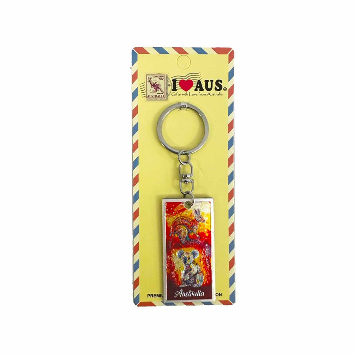 Key-Ring-Foil-Rectangle-Aboriginal