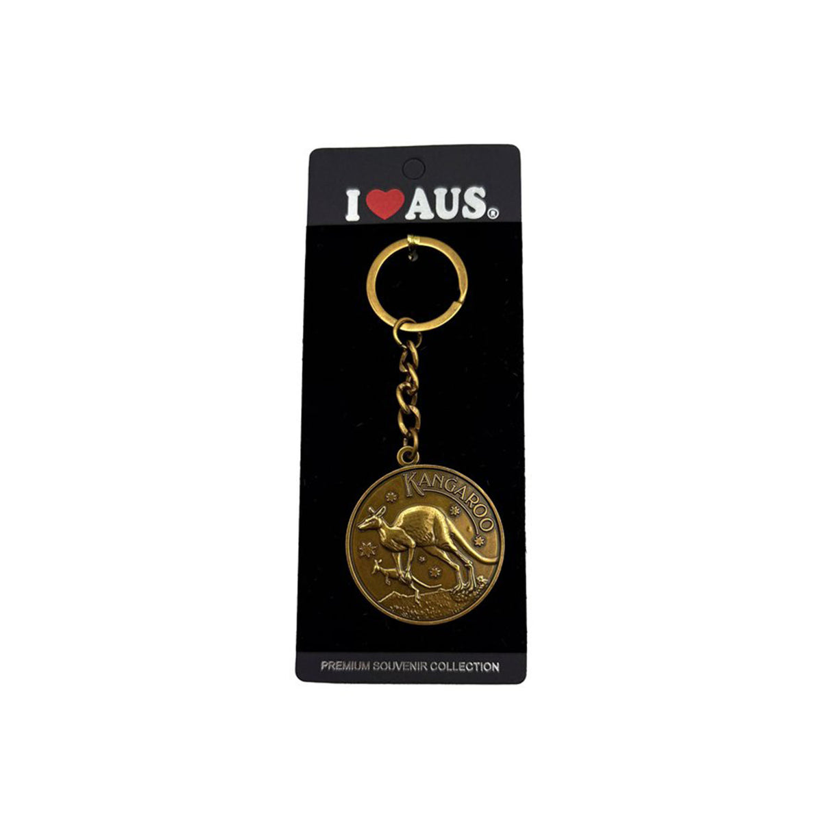 Key-Ring-Gold-Coin-Kangaroo-Gold