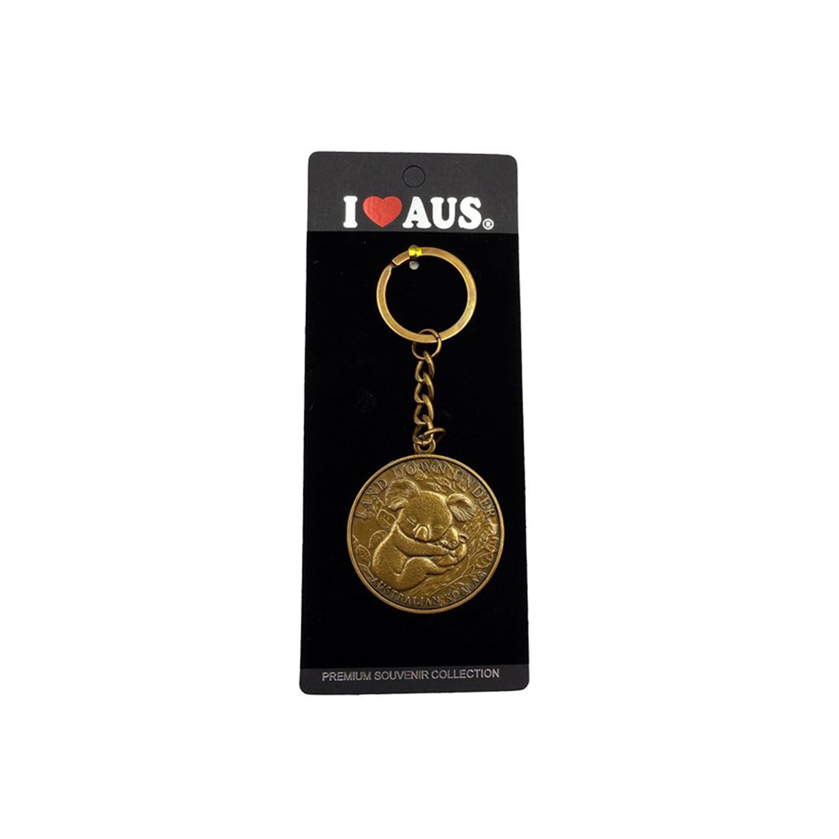Key-Ring-Gold-Coin-Koala-Gold