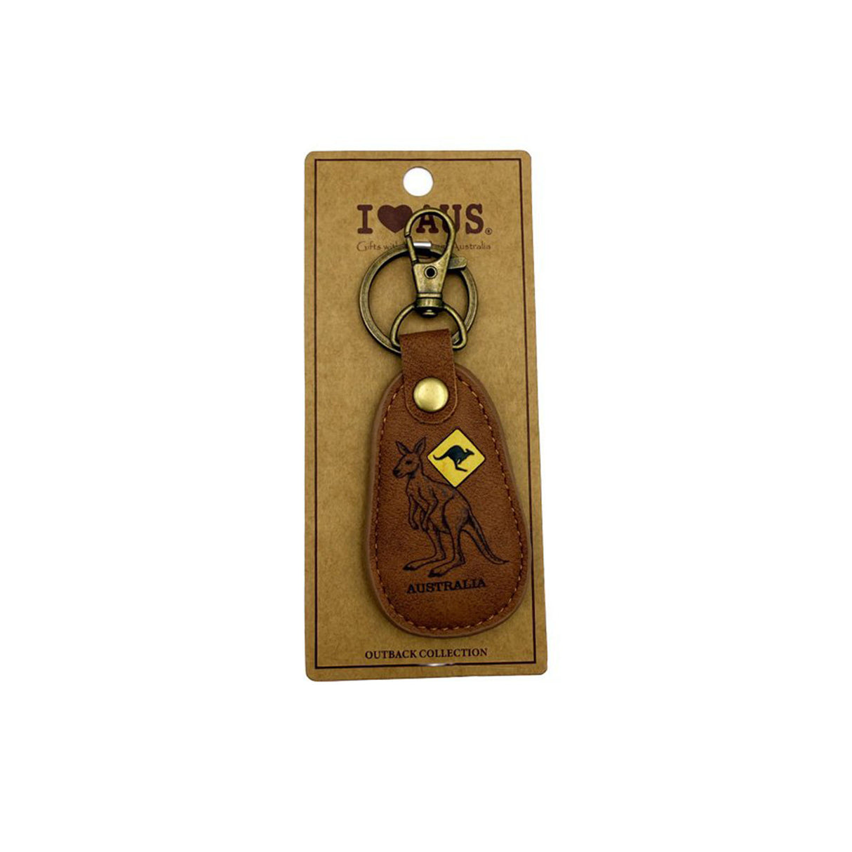 Key-Ring-Leather-Kangaroo-Road-Sign