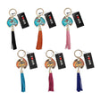 Key-Ring-Map-Shape-With-Tassel-Aboriginal