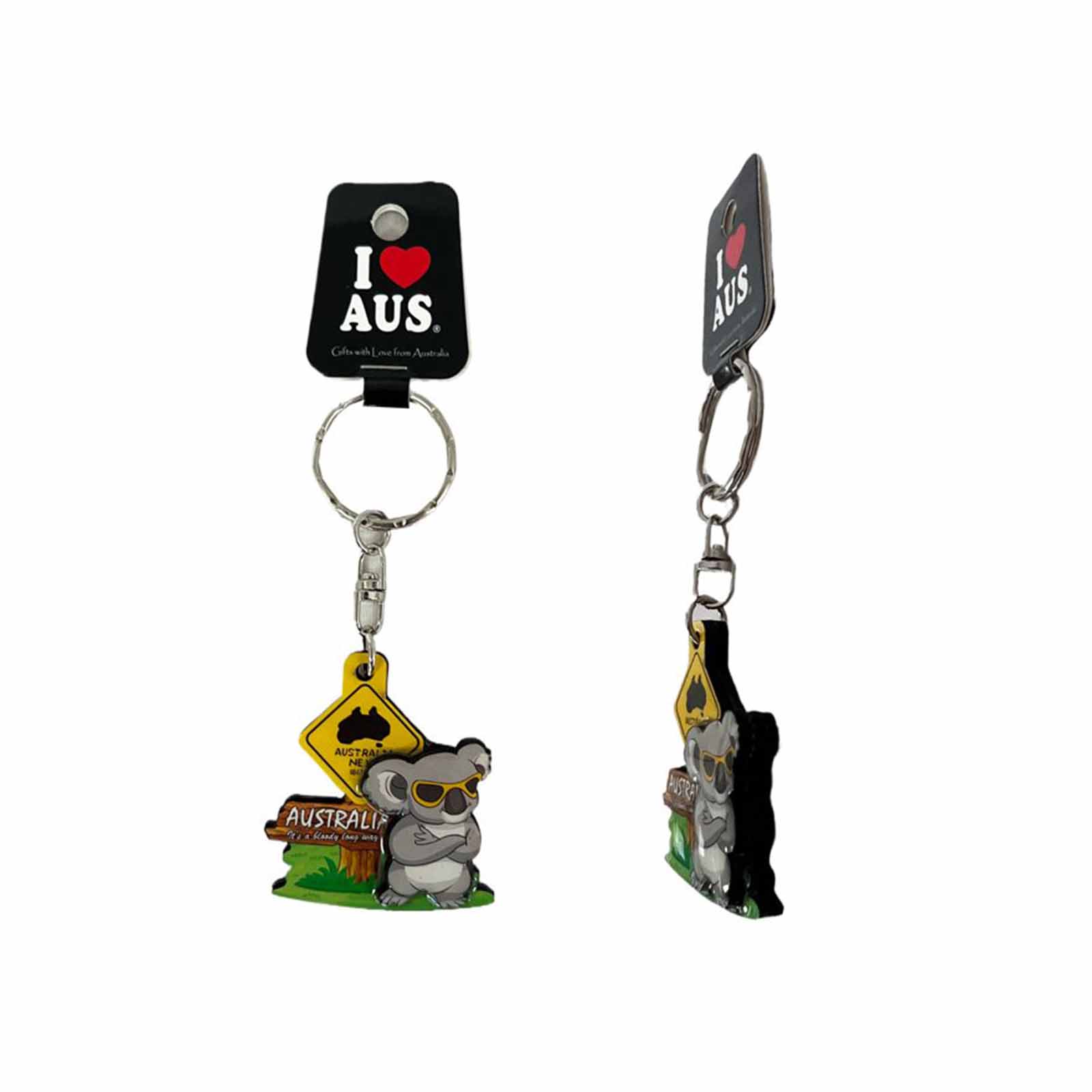 Key-Ring-Mdf-Koala-Road-Sign