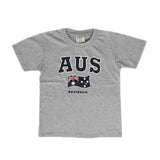 Kids T-Shirt AUS Flag Dark Grey 2
