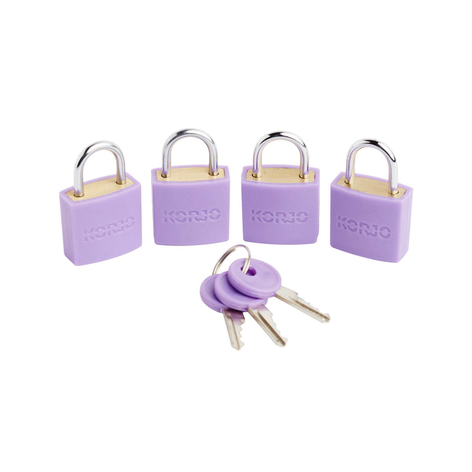 Korjo-Coloured-Luggage-Locks-Set-Purple