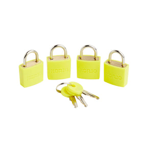 Korjo-Coloured-Luggage-Locks-Set-Yellow