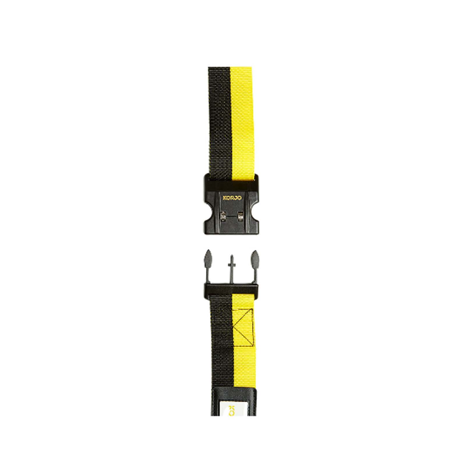 Korjo-Luggage-Strap-Combination-Lock-Yellow-Angle