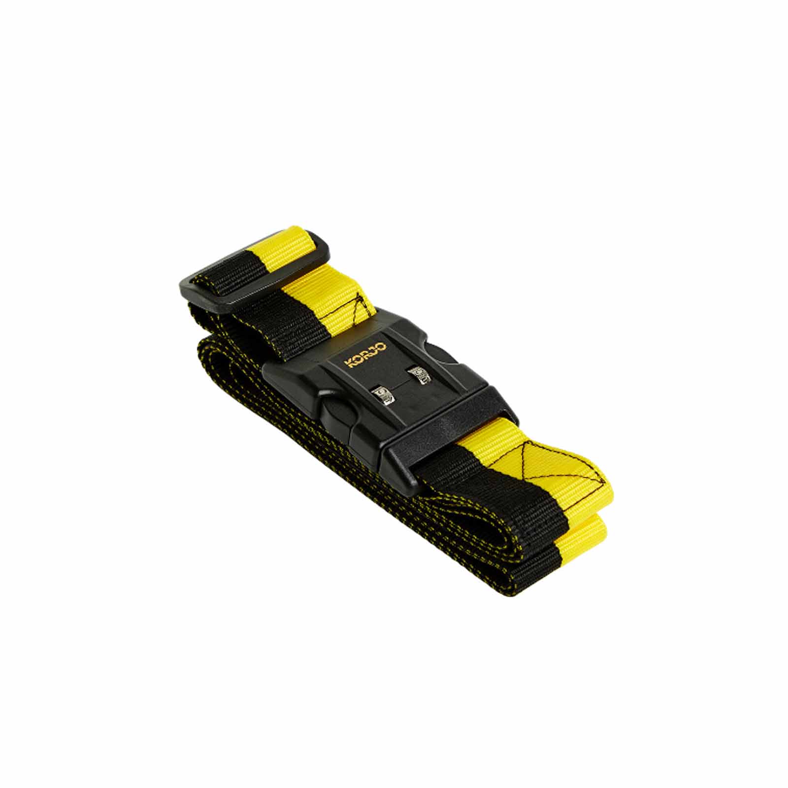 Korjo-Luggage-Strap-Combination-Lock-Yellow