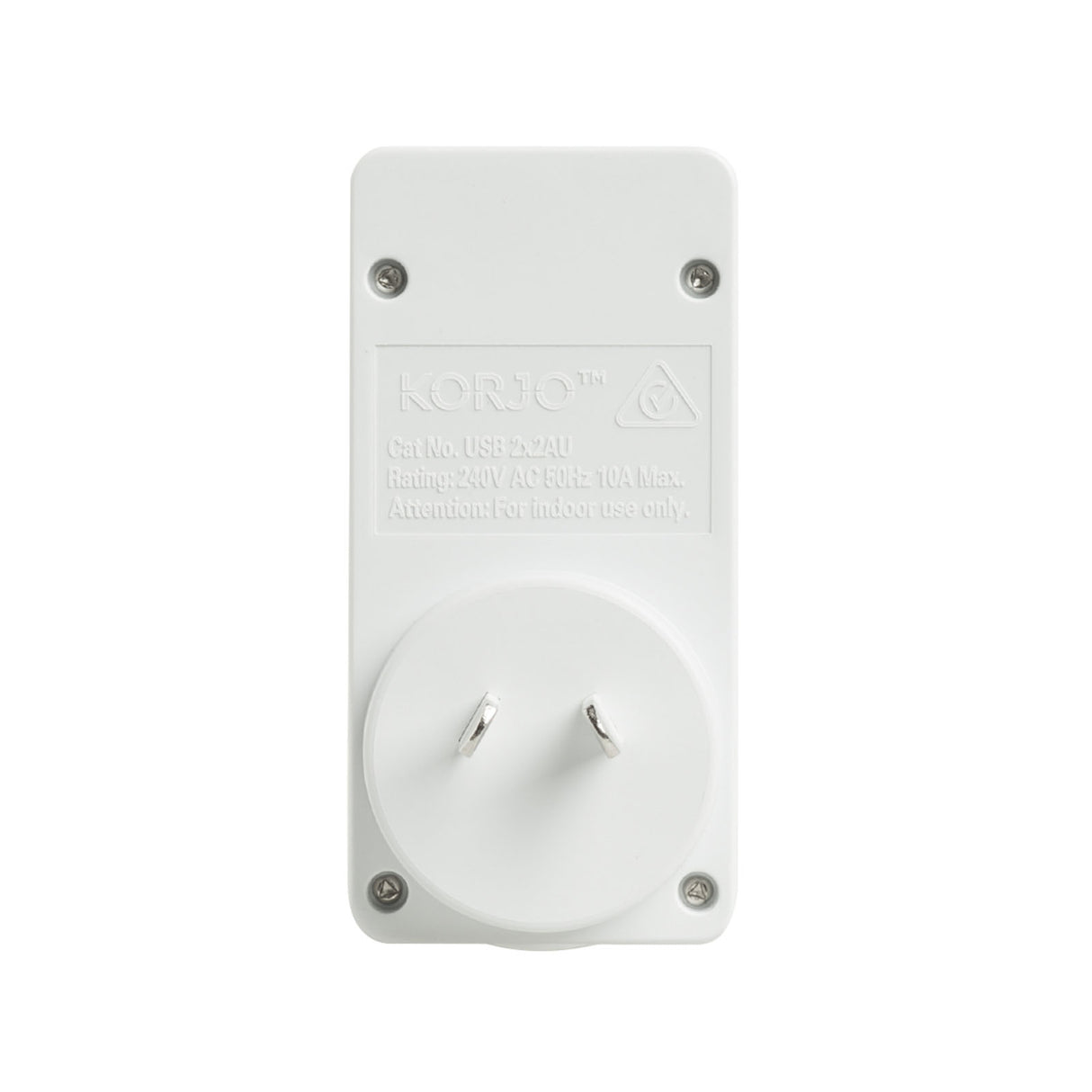 Korjo-Travel-Adaptor-2-Usb-Port-Australia-To-Europe-Italy-And-Switzerland-Aus