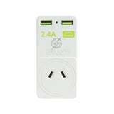 Korjo-Travel-Adaptor-2-Usb-Port-Australia-To-Europe-Italy-And-Switzerland-Input