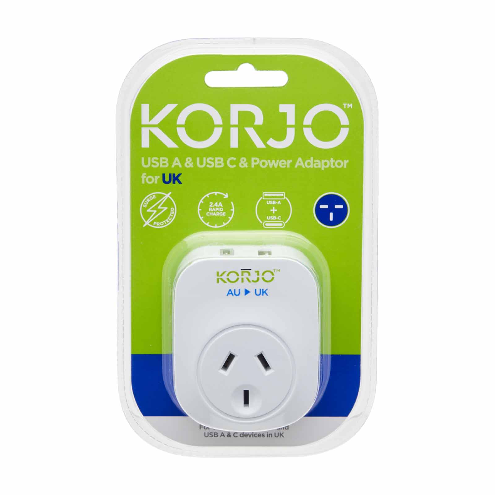 Korjo-Travel-Adaptor-Usb-Port-A-And-C-Australia-To-Uk-Package