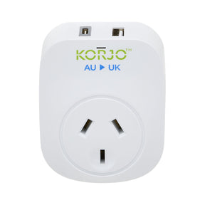 Korjo-Travel-Adaptor-Usb-Port-A-And-C-Australia-To-Uk-Socket