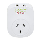 Korjo-Travel-Adaptor-Usb-Port-A-And-C-Australia-To-Us-Socket