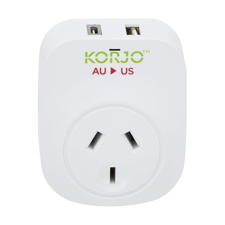 Korjo-Travel-Adaptor-Usb-Port-A-And-C-Australia-To-Us-Socket