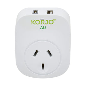 Korjo-Travel-Adaptor-Usb-Port-A-And-C-For-Australia-Socket