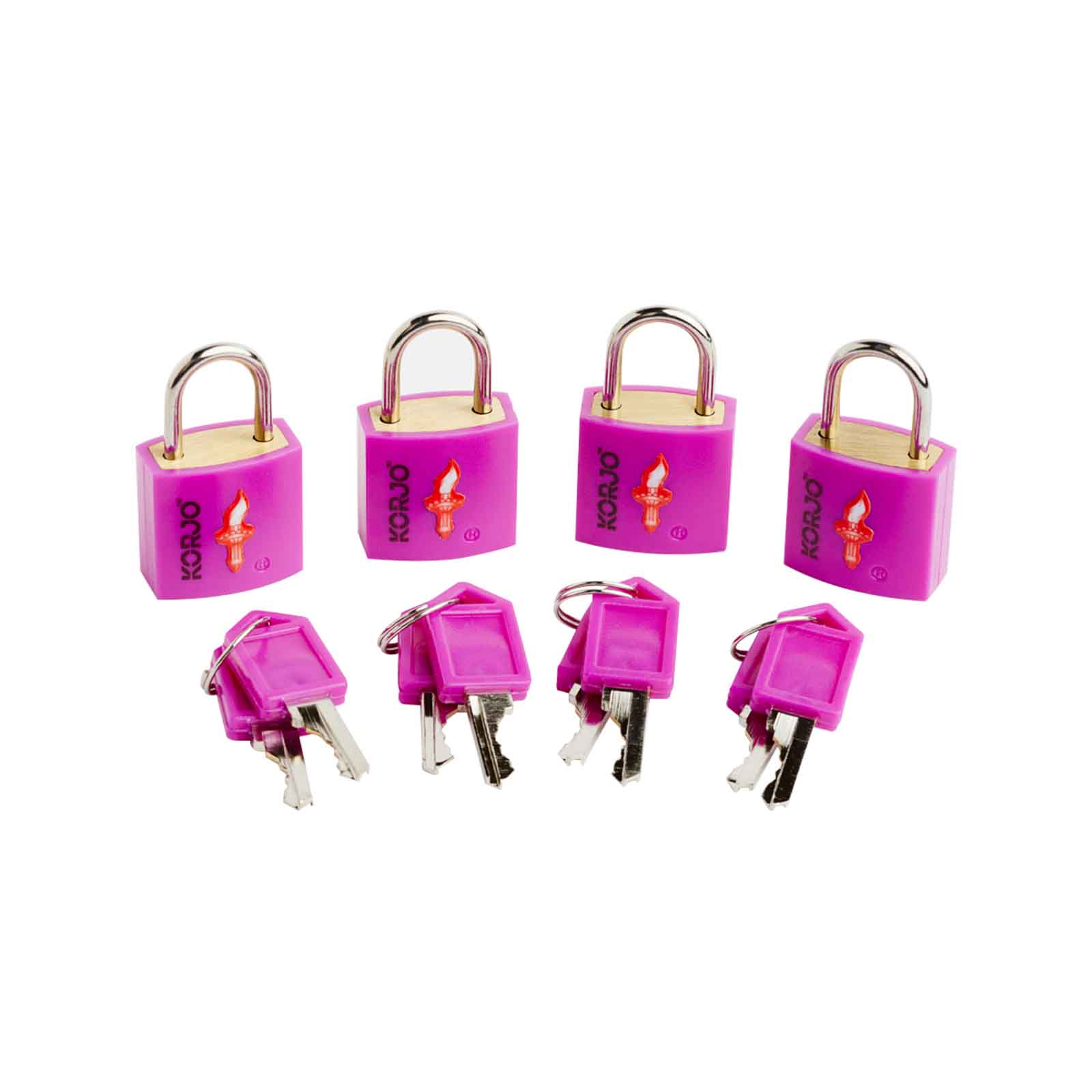 Korjo-Tsa-Keyed-Locks-Four-Pack-Purple-Angle