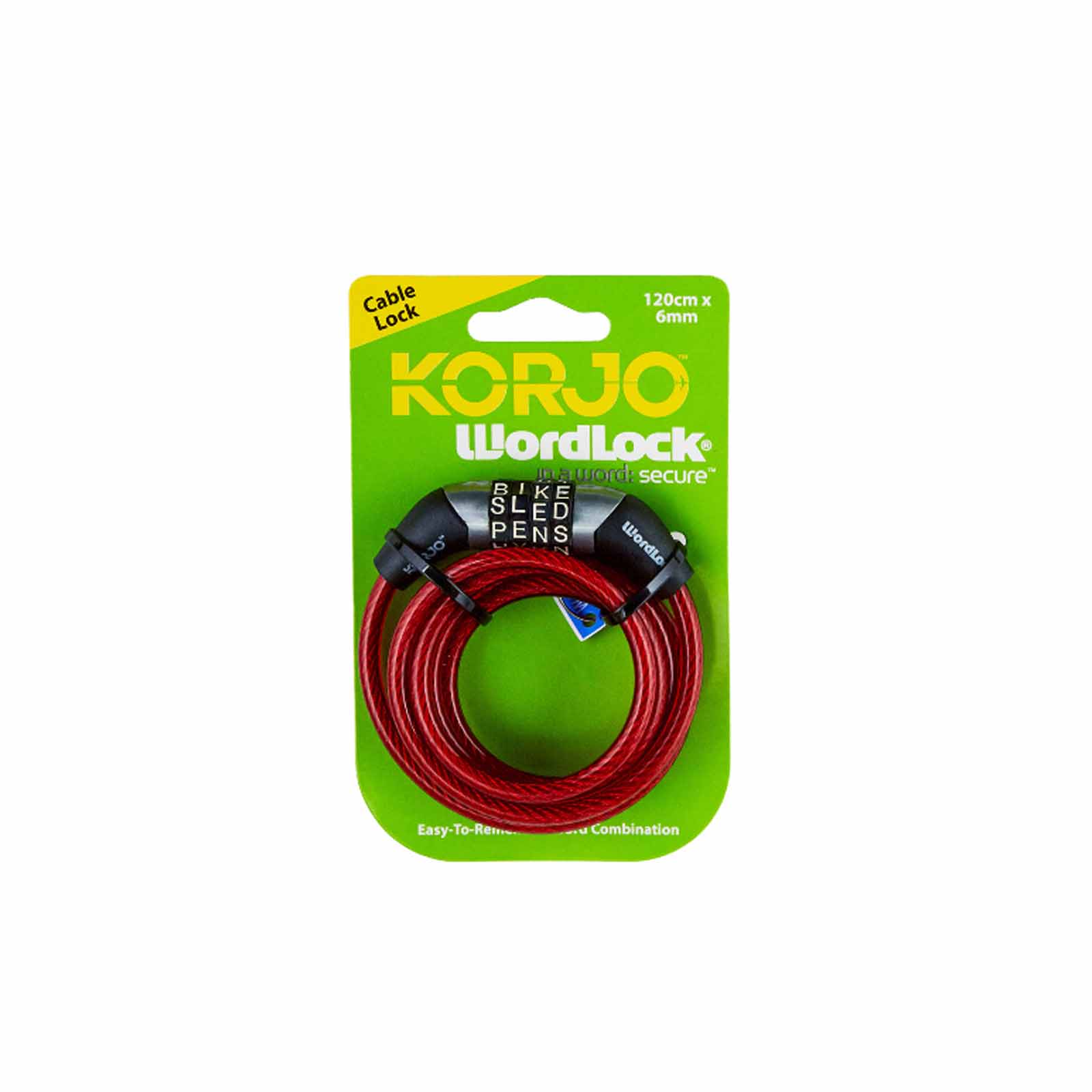 Korjo-Wordlock-Mini-Cable-Lock-Red-Cover