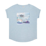 Ladies-T-Shirt-Melbourne-Blue-Marle