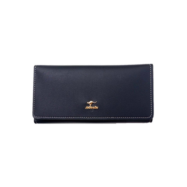 Ladies-Wallet-Aus-Kangaroo-Badge-Black