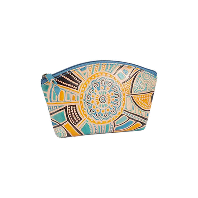 Leather-Purse-Medium-Arch-Road-To-Freedom-Aqua