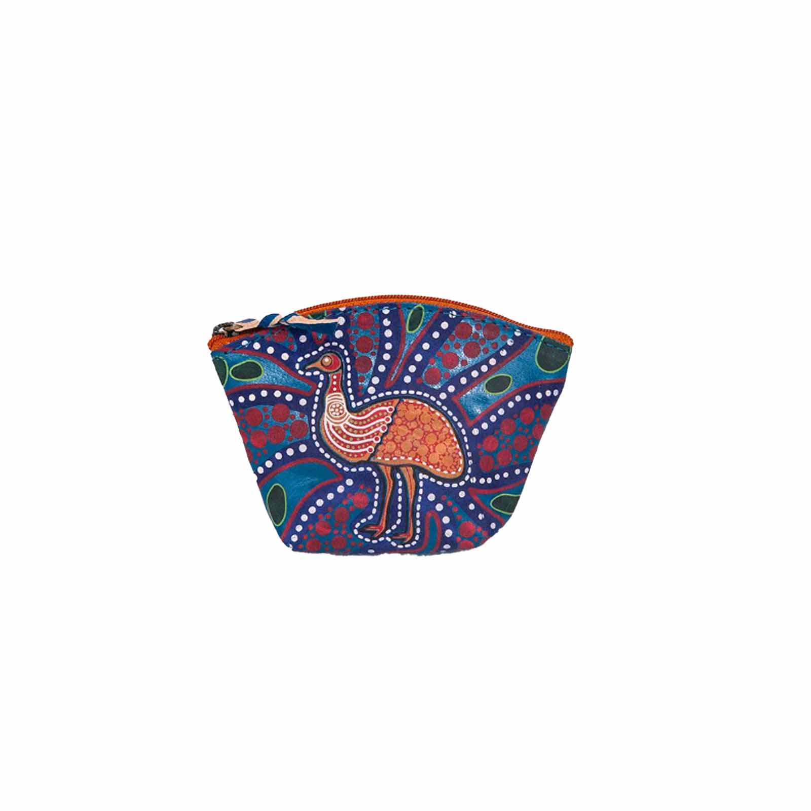 Leather-Purse-Small-Arch-Emu-Egg-Hunting-Time