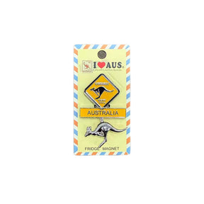 Magnet-Metal-Flying-Kangaroo-Road-Sign