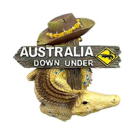 Magnet-Resin-Croc-Down-Under