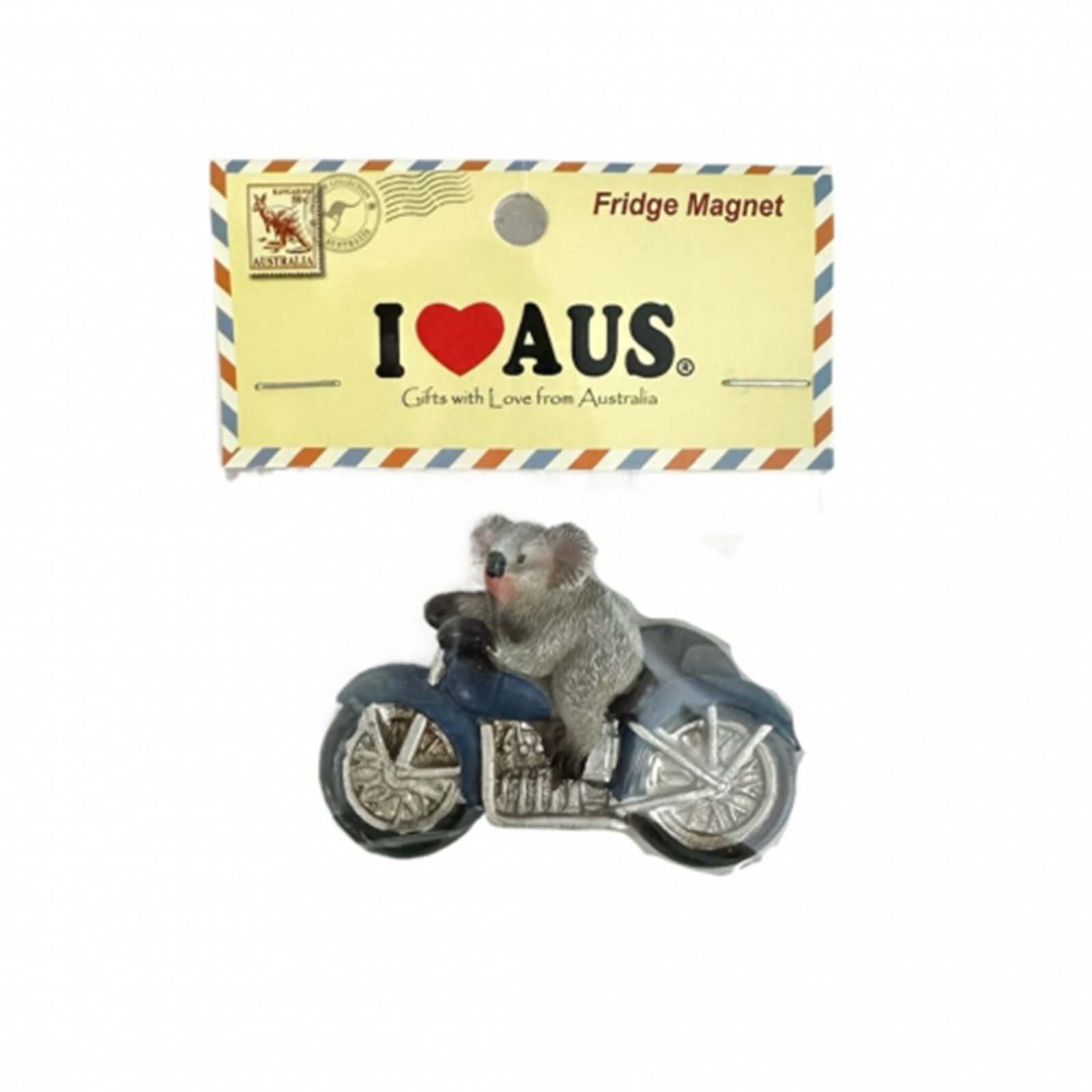 Magnet-Resin-Koala-Driving-Motorbike