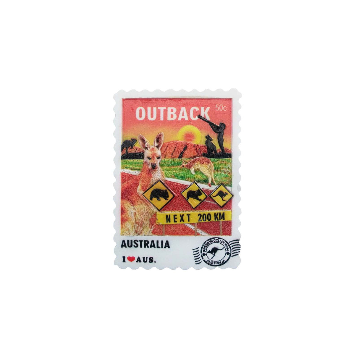 Magnet-Resin-Stamp-Outback-Road-Signs