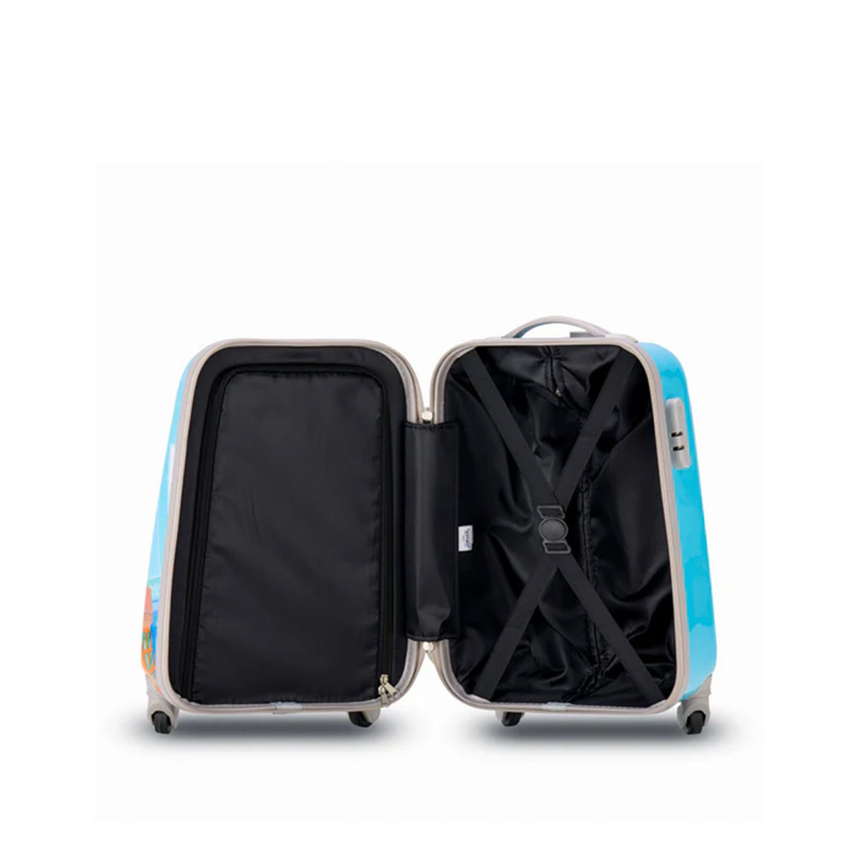 Marvel-Spidey-Friends-17inch-Carry-On-Suitcase-Open