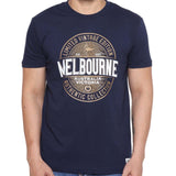Melbourne-Limited-Vintage-Unisex-T-Shirt-Navy-Front
