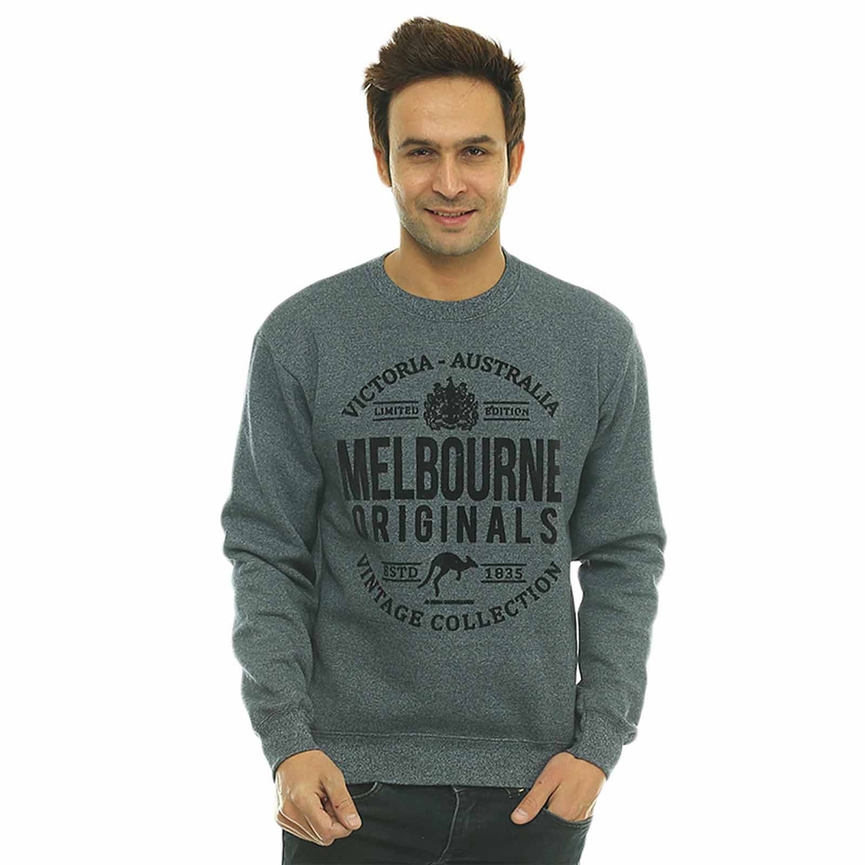 Melbourne-Original-Unisex-Sweatshirt-Navy