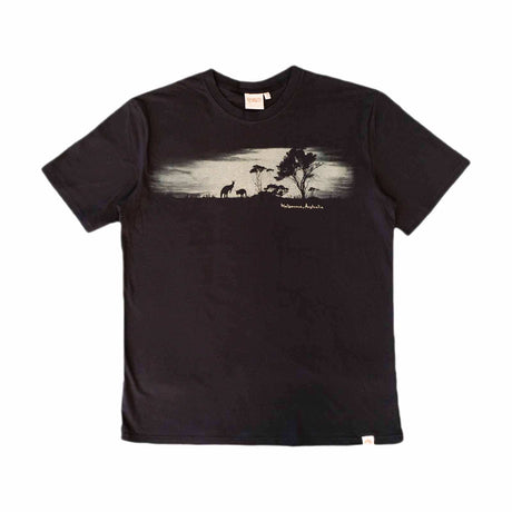 Mens-T-Shirt-Outback-Black