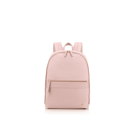 Mobile-Solution-Essential-Laptop-Backpack-Rose-Quartz-Front