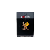 Pin-Gold-Kangaroo-With-Road-Sign