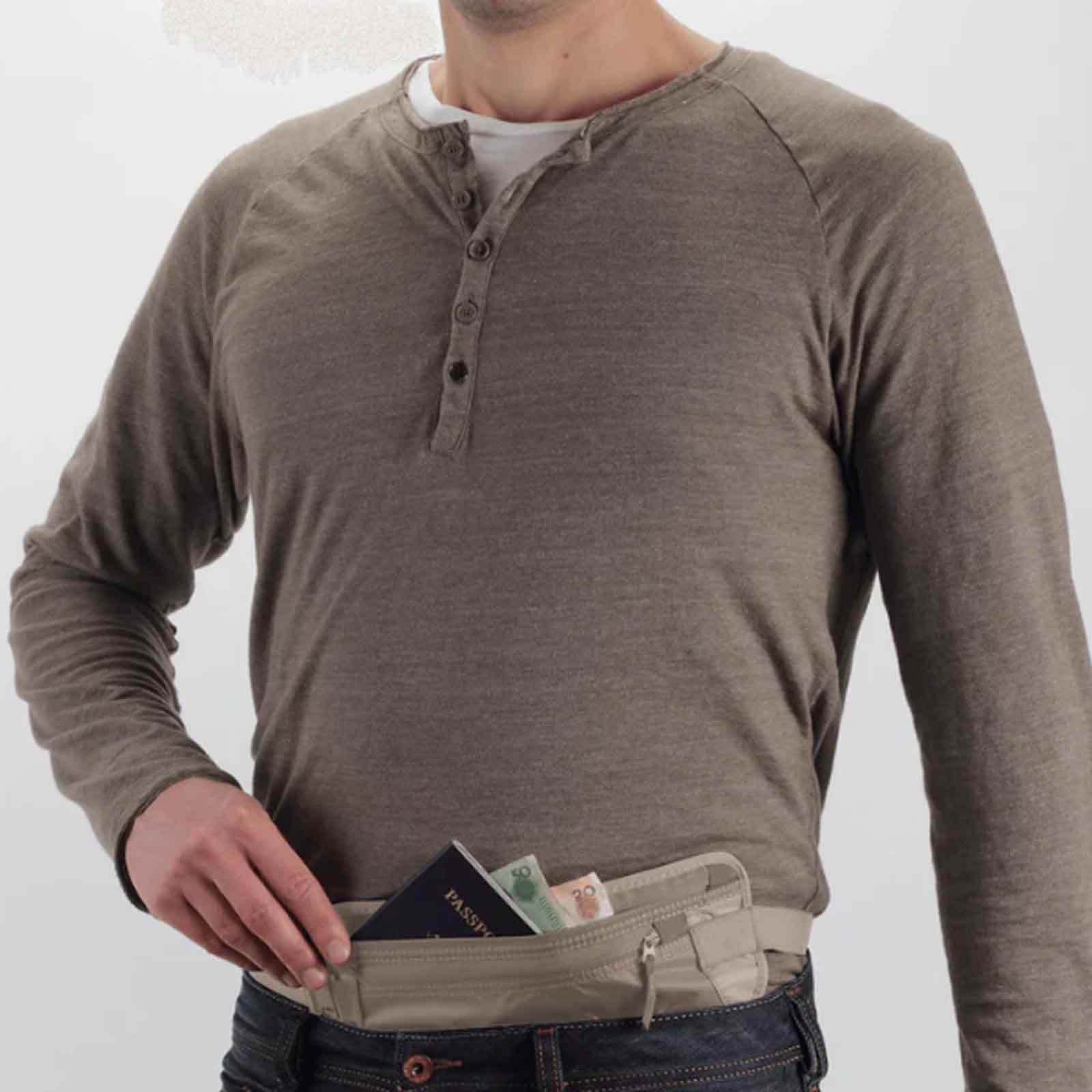 Rfid-Blocker-Money-Belt-Dlx-Tan-Usage