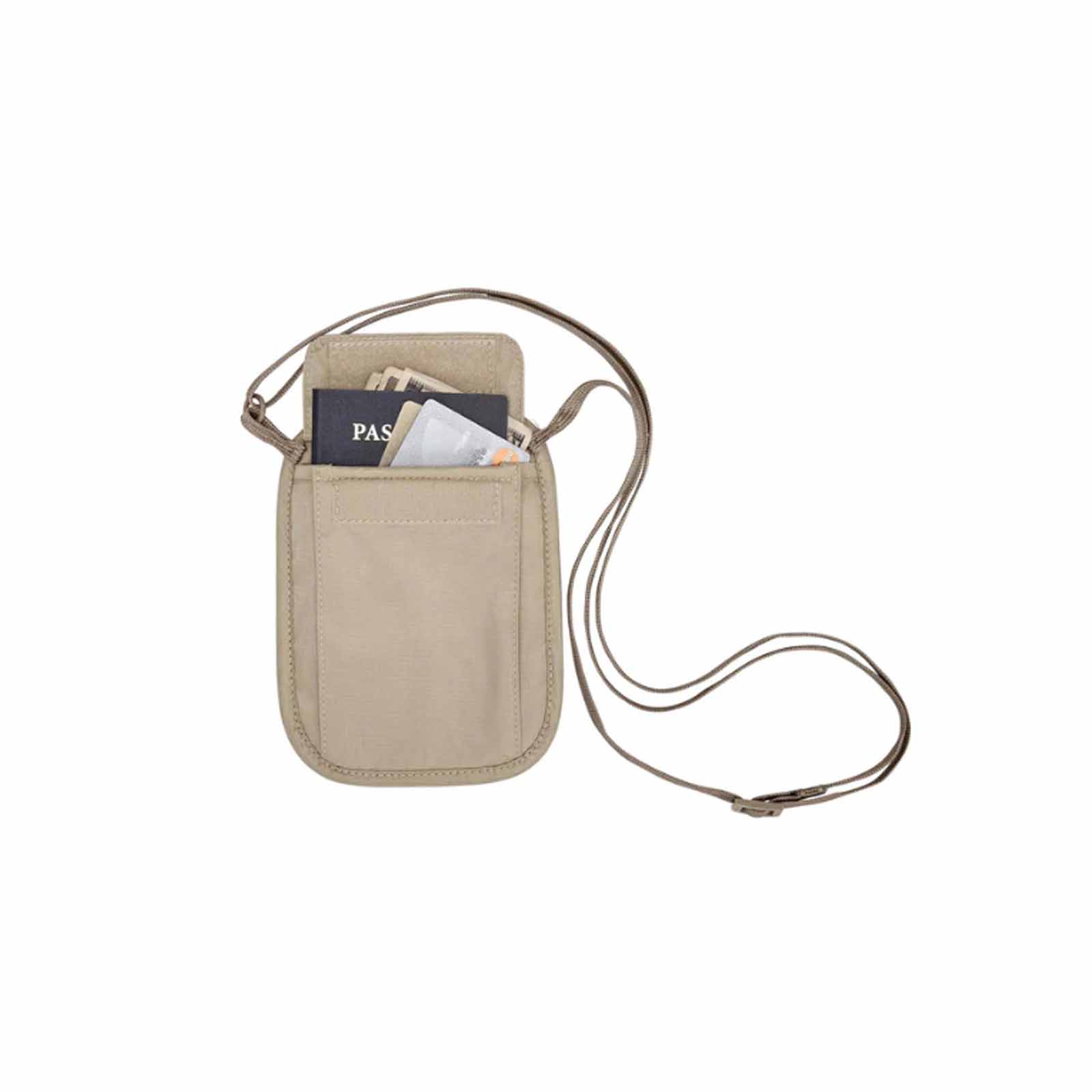 Rfid-Blocker-Neck-Wallet-Tan