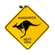 Road-Sign-Metal-Kangaroo