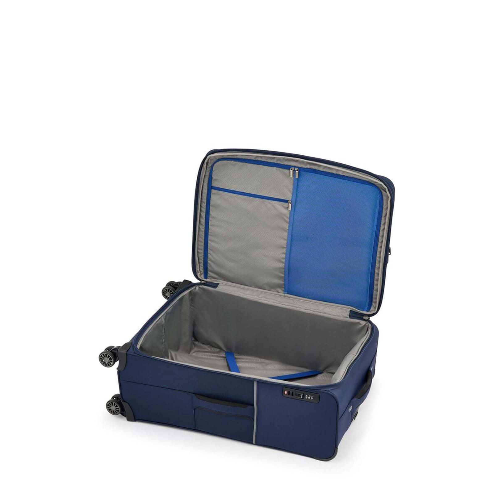 Samsonite-73h-71cm-Suitcase-Navy-Open