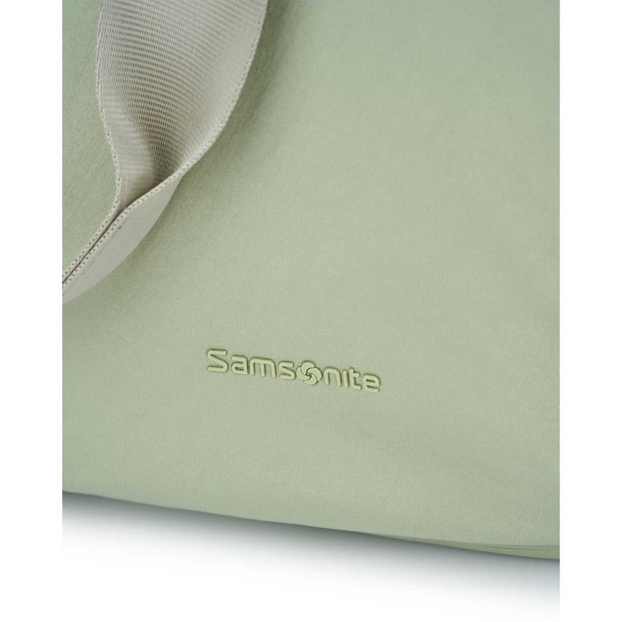 Samsonite-Active-Lite-Tote-Iceberg-Green-Logo-Detail