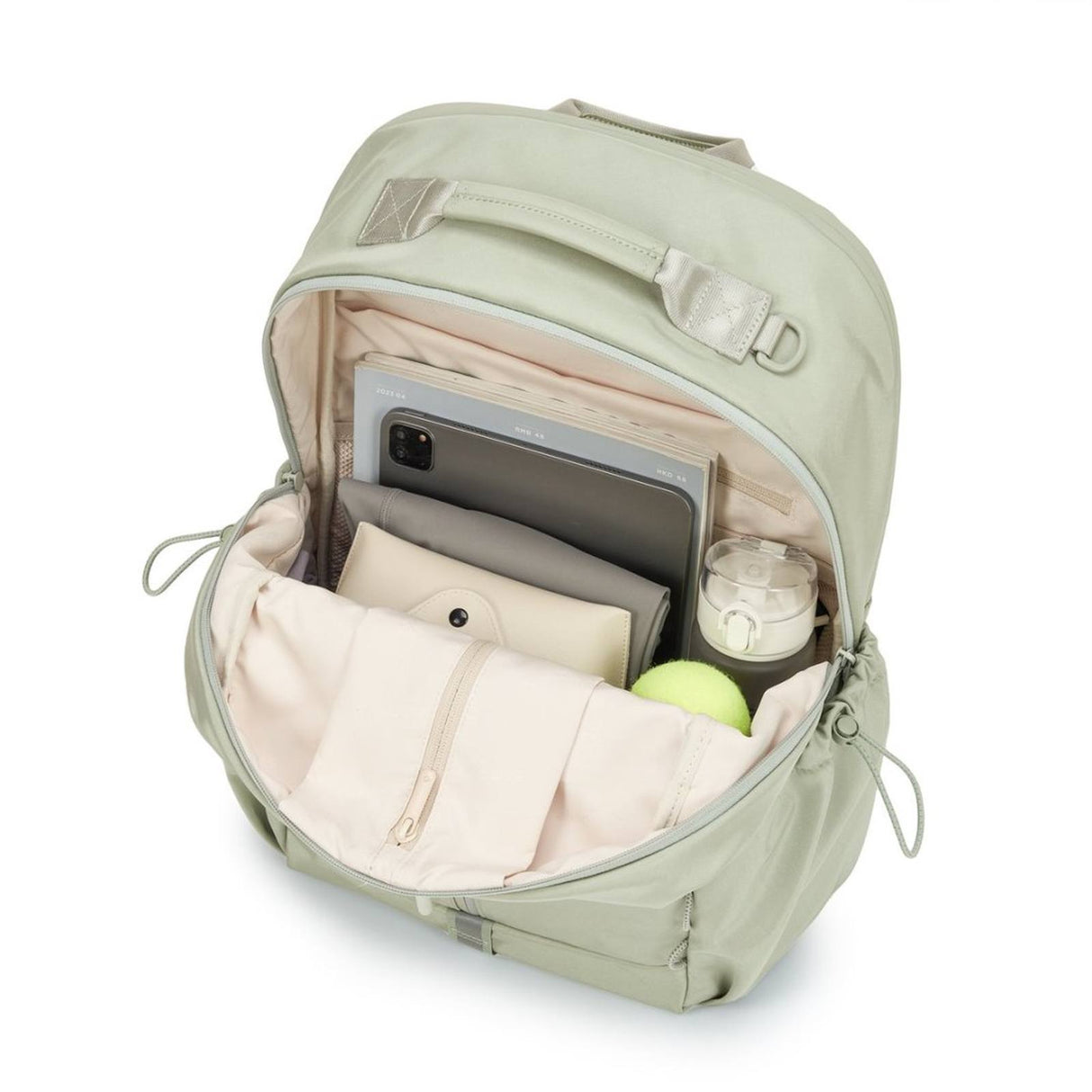 Samsonite-Active-Lite-Weekend-Laptop-Backpack-Iceberg-Green-Main-Compartment