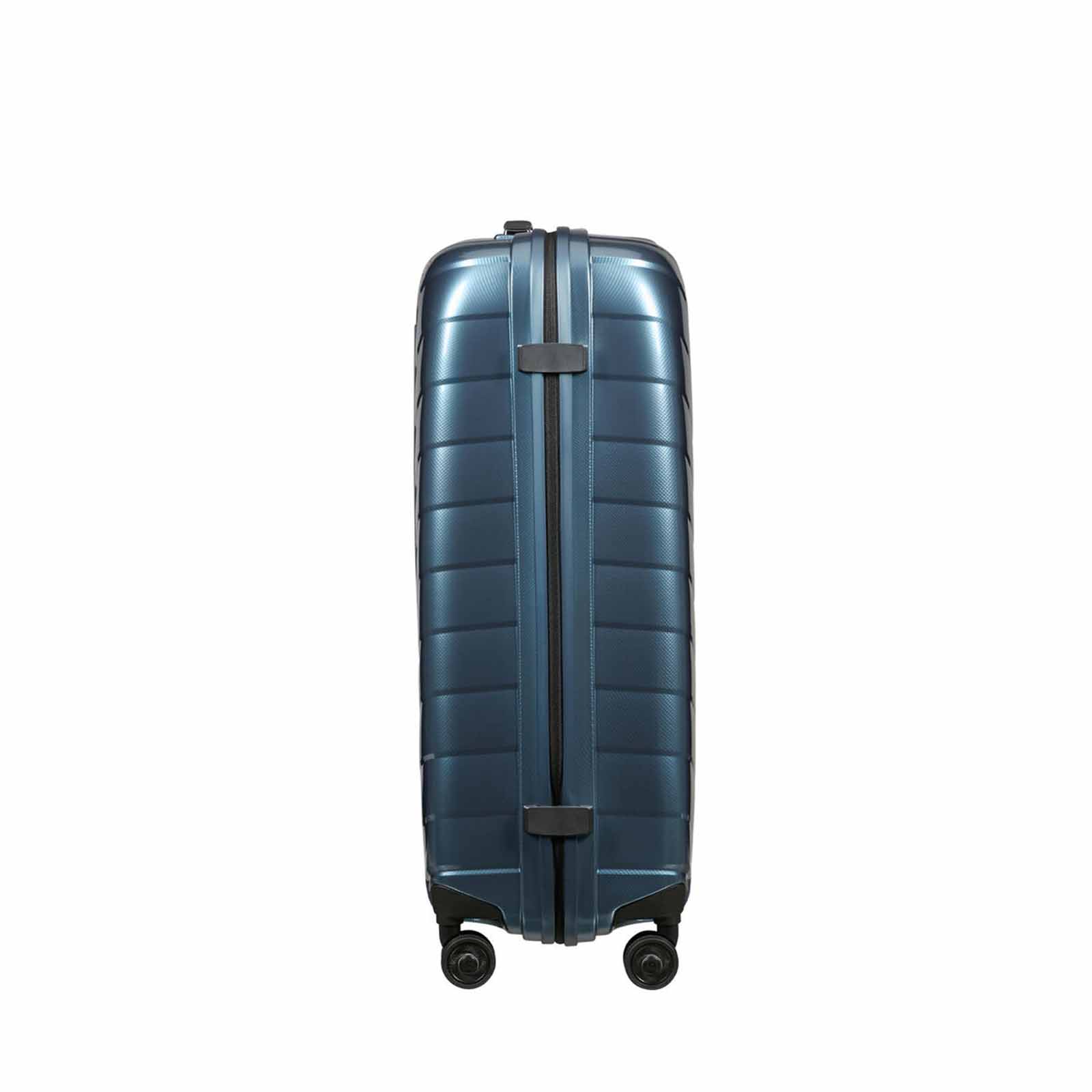 Samsonite-Attrix-75cm-Suitcase-Steel-Blue-Side