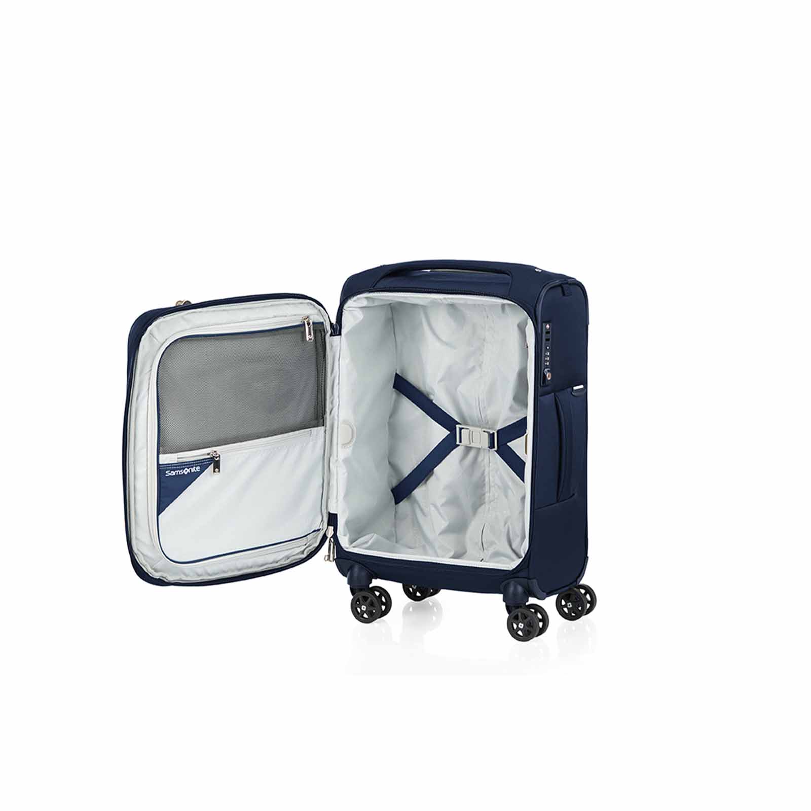 Samsonite-B-Lite-5-55cm-Suitcase-Navy-Open